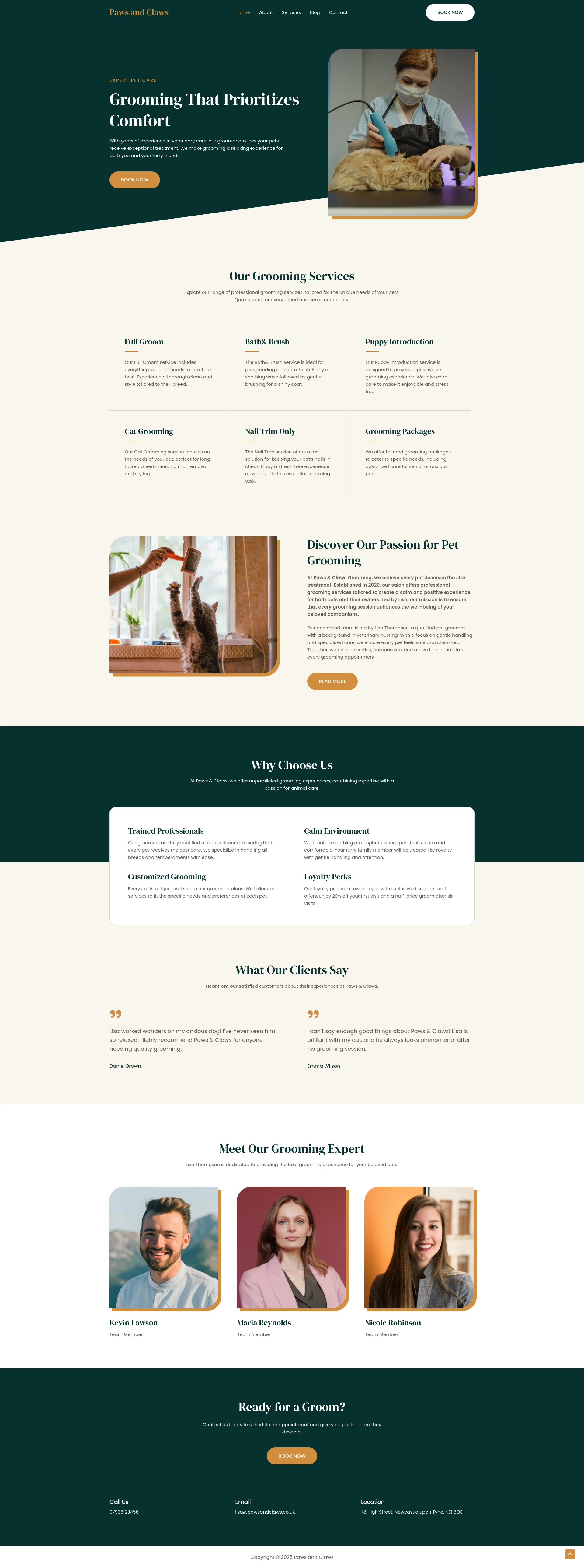 Pet Grooming Demo - Pet Grooming